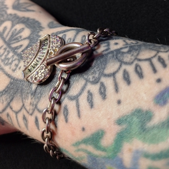 Silver Grandma Heart Charm Bracelet - Picture 3 of 7